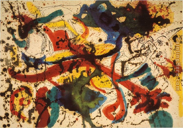 Untitled painting - Jackson Pollock Untitled art painting